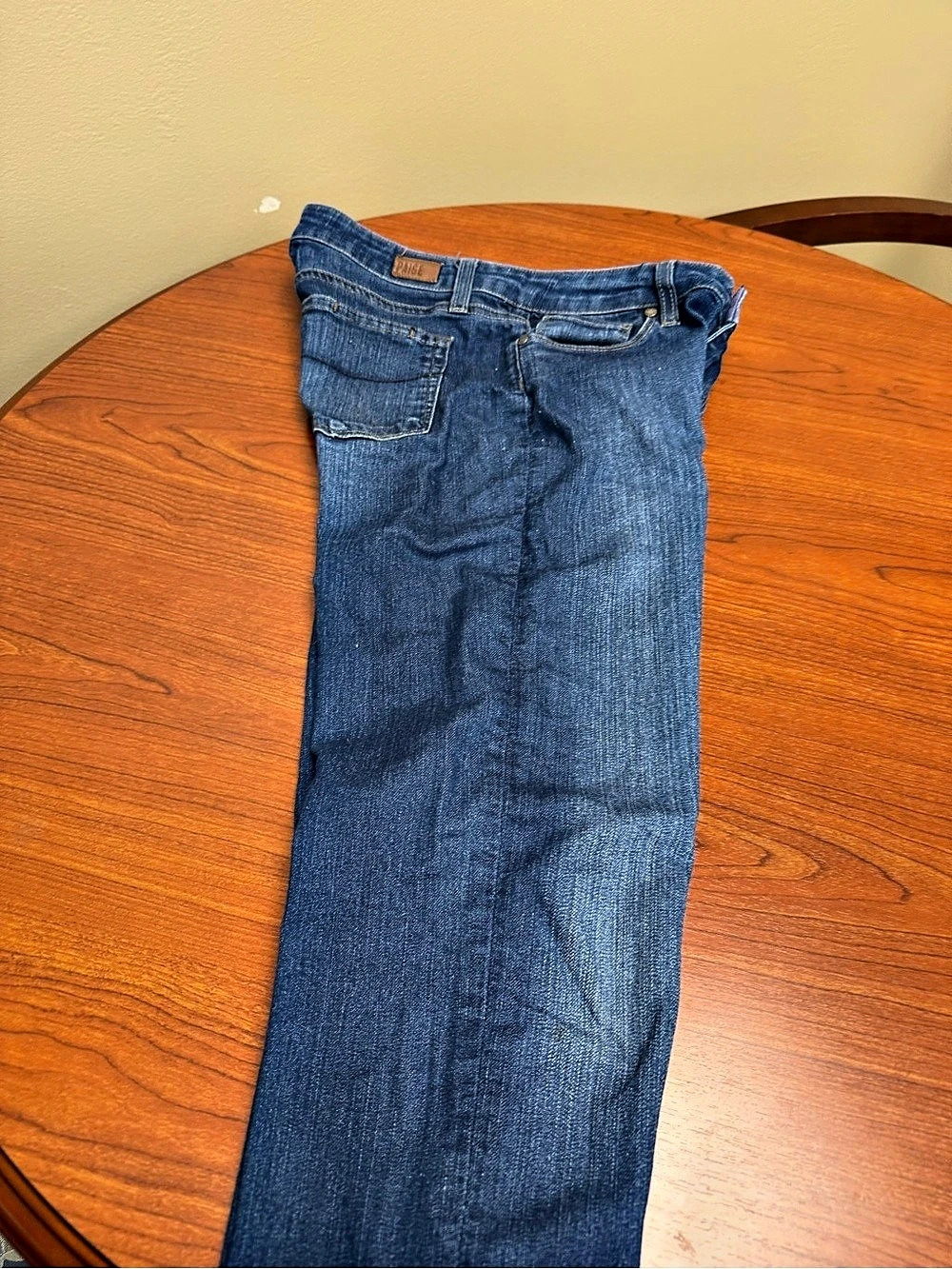 Paige Women's Blue Skinny Jeans Waist 27